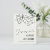 黒い砂漠のサボテン多肉性スケッチ日付を保存 案内ポストカード (スタンド正面)