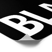 黒い研究室の方が生活が良い ポスター (角)