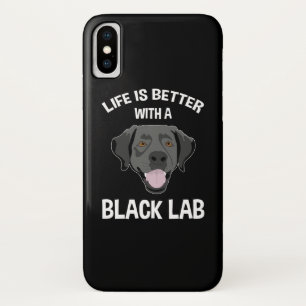 黒い研究室の方が生活が良い iPhone X ケース