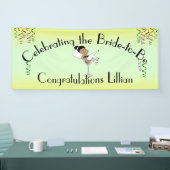 黒い祝花嫁がシャワー/パーティー 横断幕 (トレードショー)