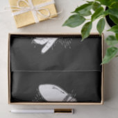 黒い神秘的な占い師の神秘的なクリスタルボール 薄葉紙 (ギフト)