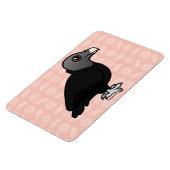 黒い禿鷲 マグネット (左側)