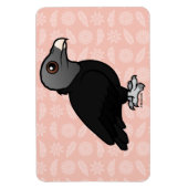 黒い禿鷲 マグネット (縦)