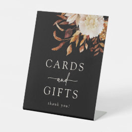 黒い秋カード記号 台座サイン