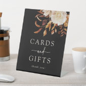 黒い秋カード記号 台座サイン (インサイチュ)