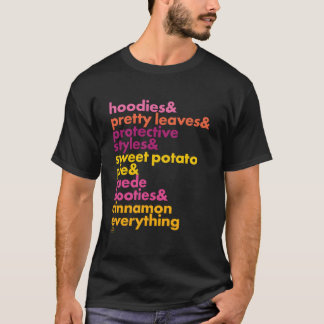 黒い秋 ブラックオートゥムンフォール Tシャツ
