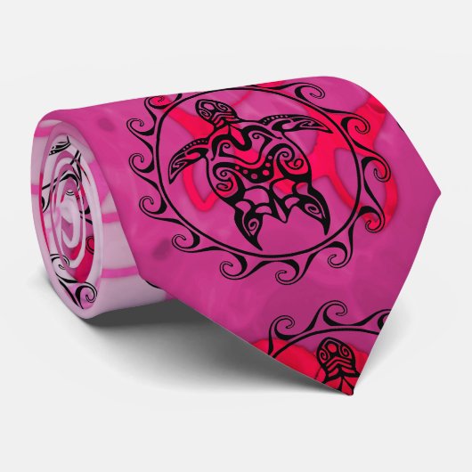 黒い種族のカメ ネクタイ (ロール)