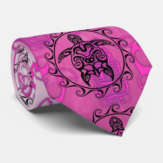 黒い種族のカメ ネクタイ (ロール)