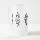 黒い種族のドラゴン フロストグラスビールジョッキ (正面左)