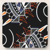 黒い種族の芸術の原生のオーストラリアのスタイル コースター (正面)