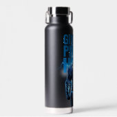 黒い稲妻与え- The People Hope ウォーターボトル (正面)