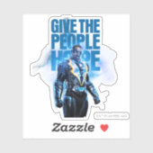 黒い稲妻与え- The People Hope シール (シート)