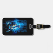 黒い稲妻与え- The People Hope ラゲッジタグ (正面横)