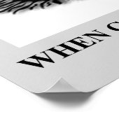 黒い穴 ポスター (角)