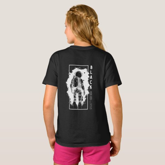 黒い穴 Tシャツ (裏面フル)