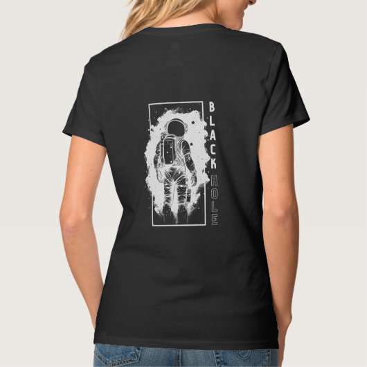 黒い穴 Tシャツ (裏面)