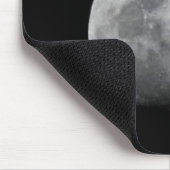 黒い空の月 | ザンビア、サウスルアングワ マウスパッド (コーナー)