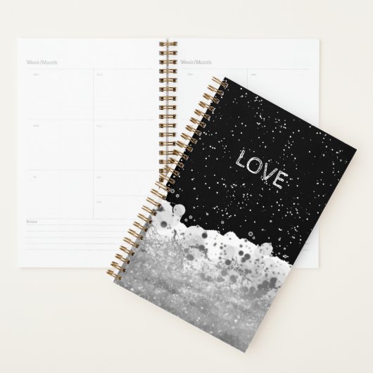 黒い空 プランナー手帳 (ディスプレー)