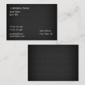 黒い立方体の名刺 名刺 (正面/裏面)