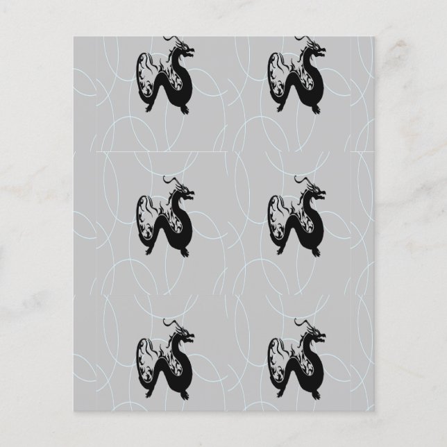 黒い竜を灰色に (正面)