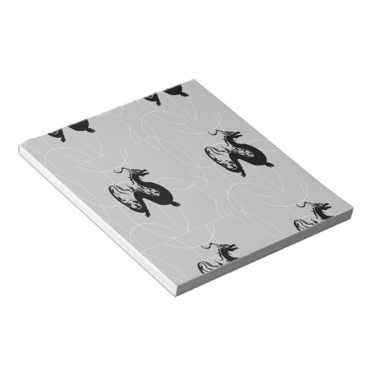 黒い竜を灰色に ノートパッド (アングル)