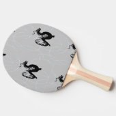 黒い竜を灰色に 卓球ラケット (横)