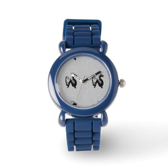 黒い竜を灰色に 腕時計 (正面)