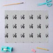 黒い竜を灰色に 薄葉紙 (クラフト)