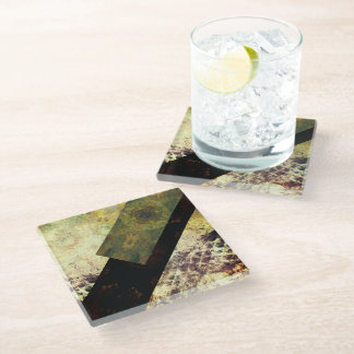 黒い竜 ガラスコースター