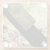 黒い竜 ガラスコースター (裏面)