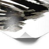 黒い竹 – インク フォトプリント            (角)