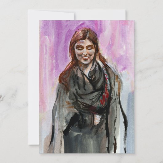 黒い笑顔の少女 シーズンカード (正面)