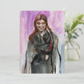 黒い笑顔の少女 シーズンカード (スタンド正面)