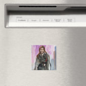 黒い笑顔の少女 マグネット (インサイチュ (食洗機))