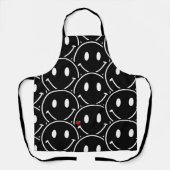 黒い笑顔 エプロン (正面)