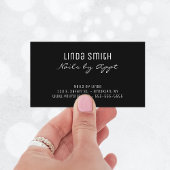 黒い紙吹雪キラキラのティールグリーンブラシストローク 名刺