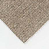 黒い素朴ムースシルエットリボンファミリ名 フリースブランケット (角)