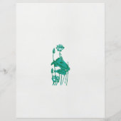 黒い絵を描背中に花と魚の香り (裏面)