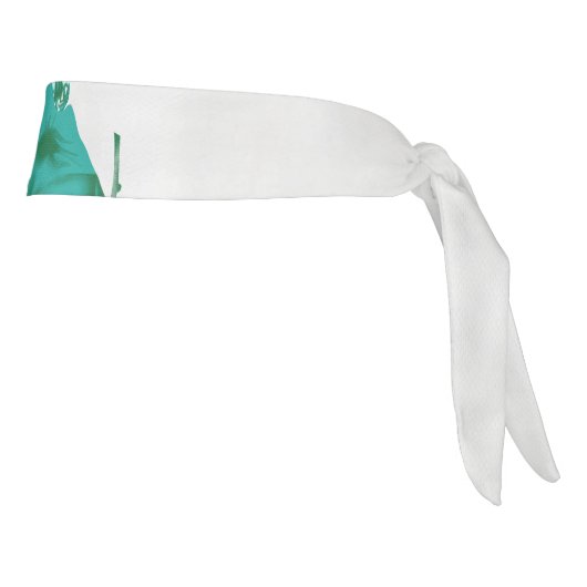 黒い絵を描背中に花と魚の香り タイヘッドバンド (回転90)