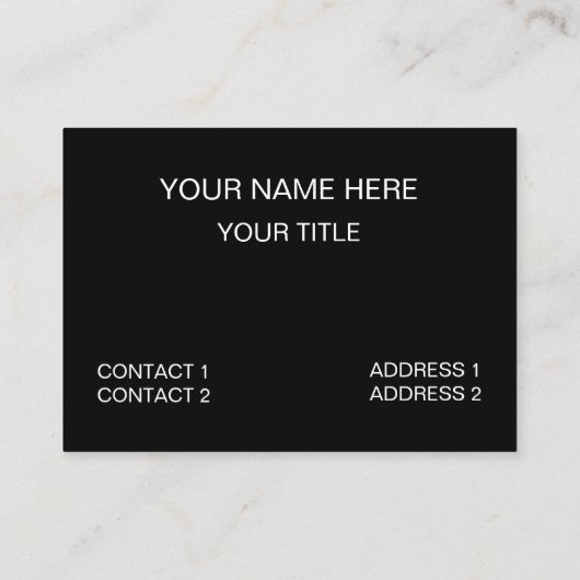 黒い緑のミッドセンチュリー幾何学模様 名刺 (裏面)