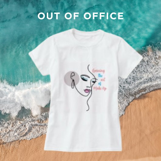 黒い線の細い女パーソナライズされた性 Tシャツ