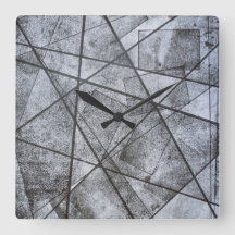 黒い線グレーの長方形抽象芸術