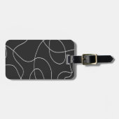 黒い線 ラゲッジタグ (正面横)