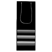 黒い線 ワインギフトバッグ (正面)