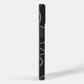 黒い線 Case-Mate iPhoneケース (裏面 / 右)