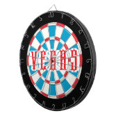 黒い縁のVEGASアメリカーナ ダーツボード (正面右)