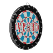 黒い縁のVEGASアメリカーナ ダーツボード (正面左)
