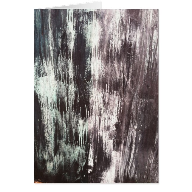 黒い織り目加工のキャンバスカード (正面)