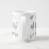 黒い羊が特別なマグク違うに挑戦 ジャンボコーヒーマグカップ (裏面)