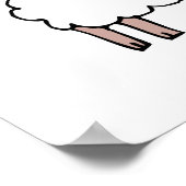 黒い羊の群れ ポスター (角)